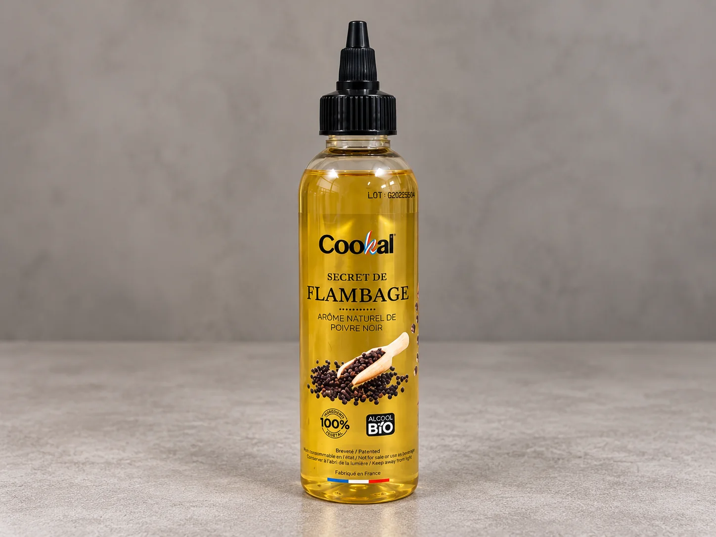 Gel de flambage poivre noir