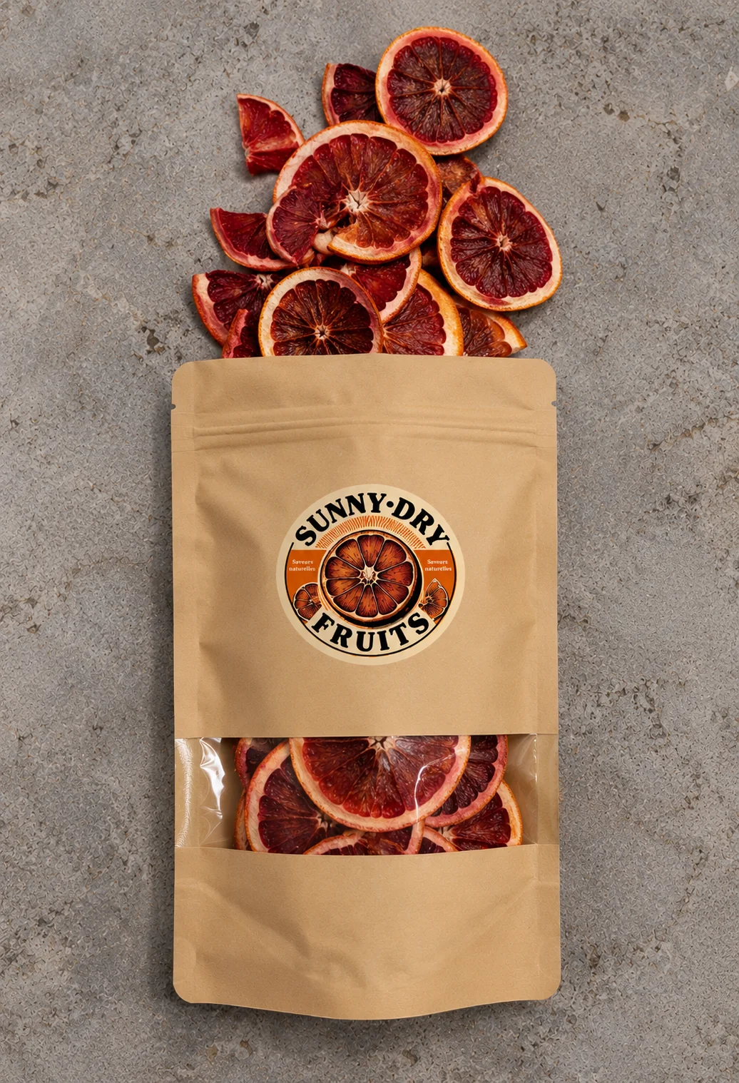 Orange sanguine déshydratée