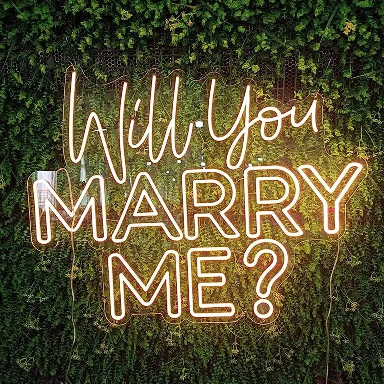 Néon Will you marry me