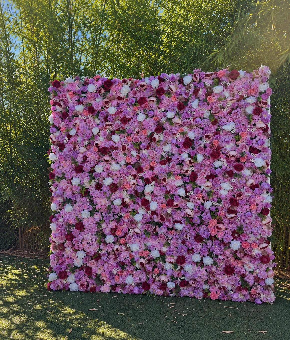 Mur fleuri